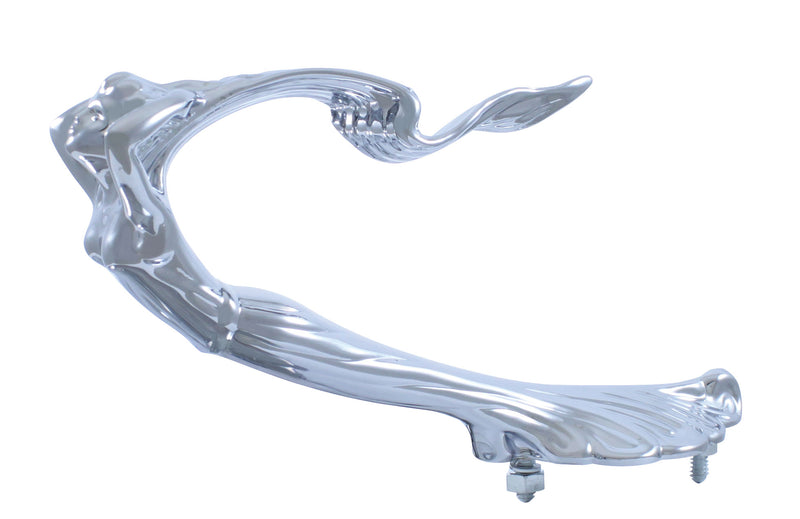 LONG HAIR FLYING GODDESS CHROME HOOD ORNAMENT