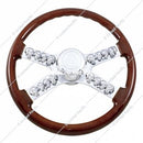 18" Skull Steering Wheel w/ Hub
