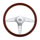 18" Chrome GT Steering Wheel w/ Hub