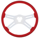 18" Red Steering Wheel