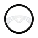 18" Carbon Black 2 Spoke Steering Wheel