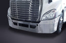 FREIGHTLINER CASCADIA CHROME BUMPER 16" W/ STEP HOLE & TOW HOLES. 2008-2017