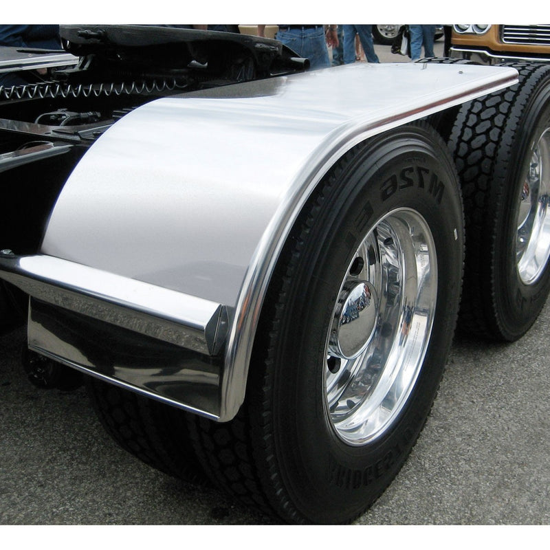 66" Stainless Standard Half Fenders with Mounting Kit