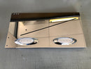 Peterbilt 63" Sleeper Extension Panel W/ M1 Amber/Clear Lights - Pair