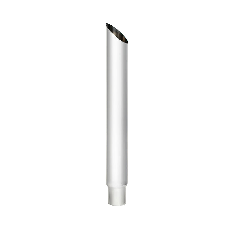 CHROME MITERED STACK 6 TO 5, 60" TALL