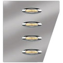 Peterbilt 379 Stainless Cowl Panels W/ 8 G4 Amber LED's - Pair