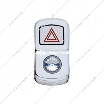 "Hazard" Rocker Switch Cover w/ Clear Diamond