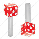 Red Dice Door Lock Knob  (2Pc/Set)
