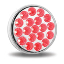 4" DUAL REVOLUTION RED STOP, TURN & TAIL TO BLUE AUXILIARY LED LIGHT