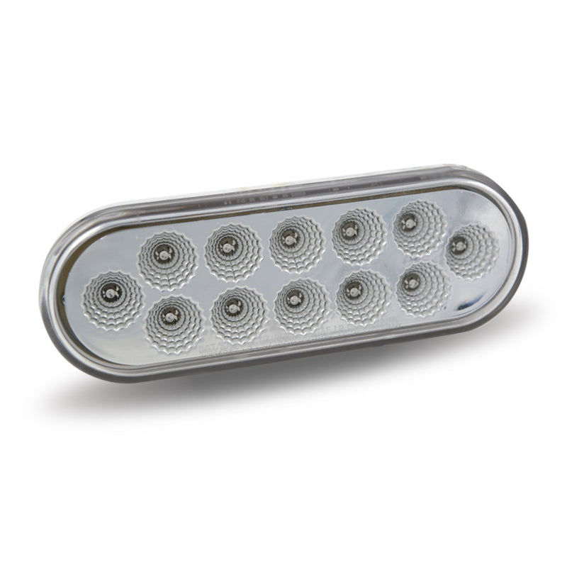 DUAL REVOLUTION RED STOP, TURN & TAIL TO BLUE AUXILIARY LED OVAL LIGHT
