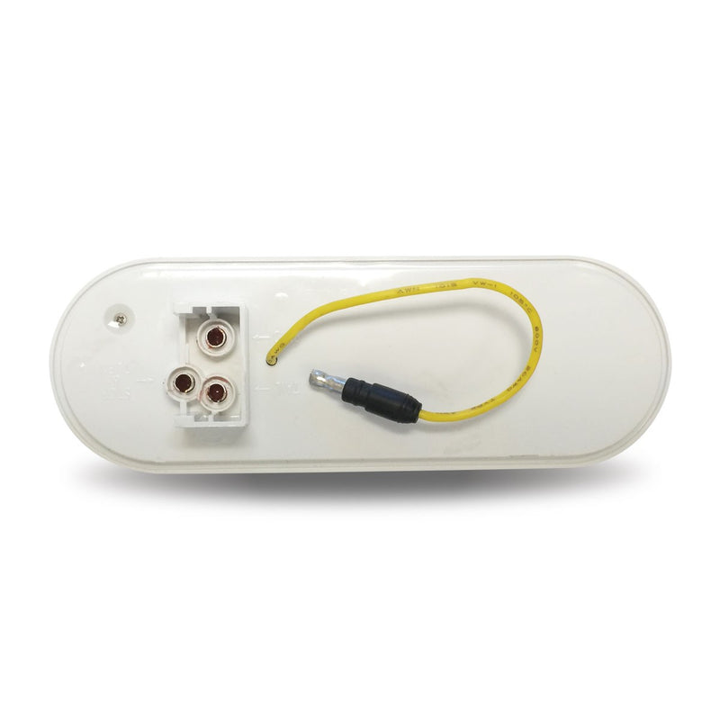 DUAL REVOLUTION AMBER TURN SIGNAL & MARKER TO WHITE AUXILIARY LED OVAL LIGHT
